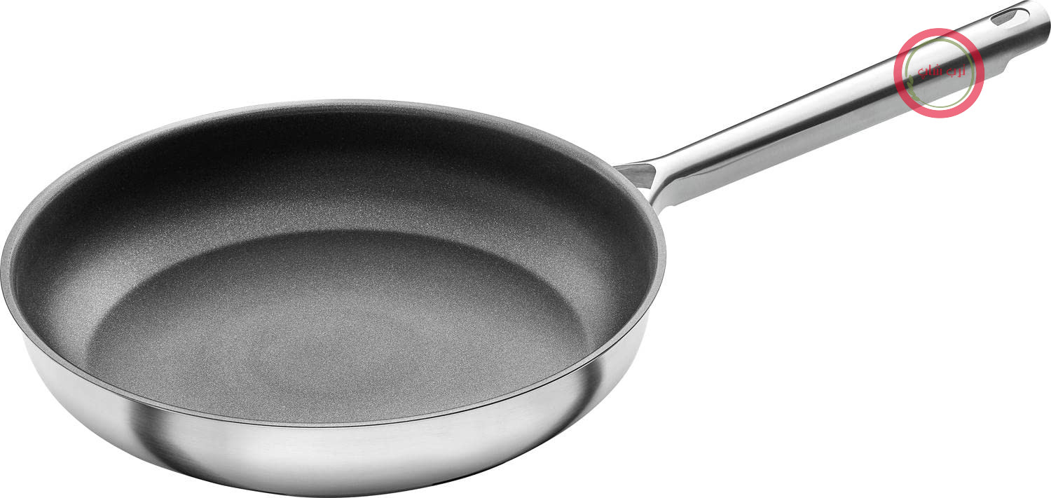 ماهیتابه ZWILLING TrueFlow 24 سانتی‌متر، استیل ضد زنگ، روکش نچسب، مشکی