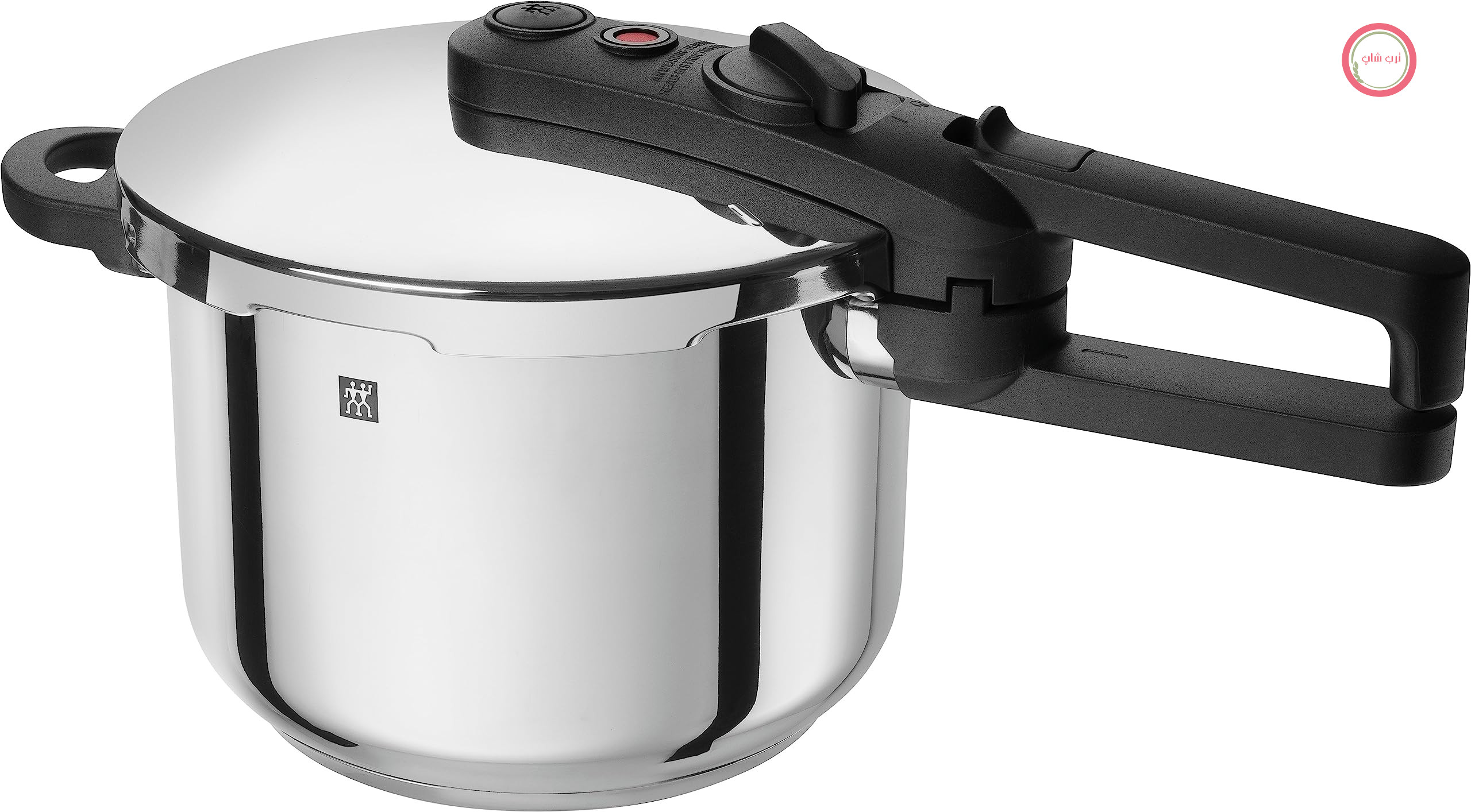 زودپز/بخارپز ZWILLING EcoQuick II، 22 سانتی‌متر، 6 لیتر، مناسب برای انواع اجاق گاز از جمله القایی، استیل ضد زنگ، نقره‌ای