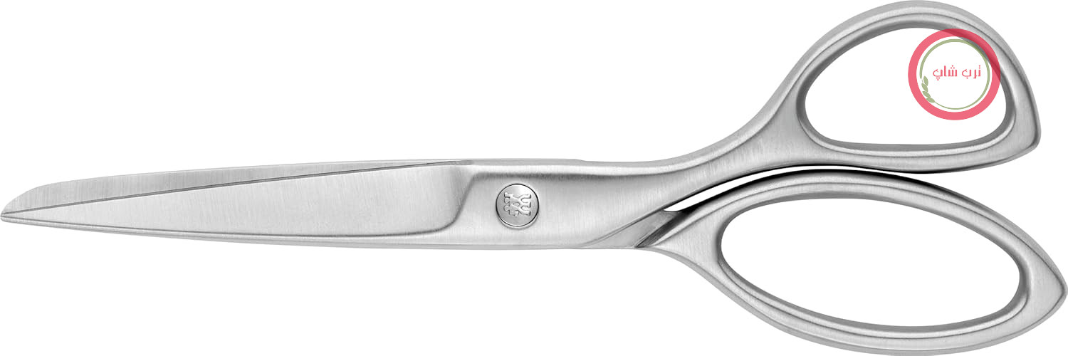 قیچی خانگی زولینگ آلمان ZWILLING Twin Select - قیچی، قیچی آشپزخانه ساخته شده از استیل ضد زنگ در طراحی مینیمالیستی و جاودانه، 18 سانتی متر، نقره ای مات