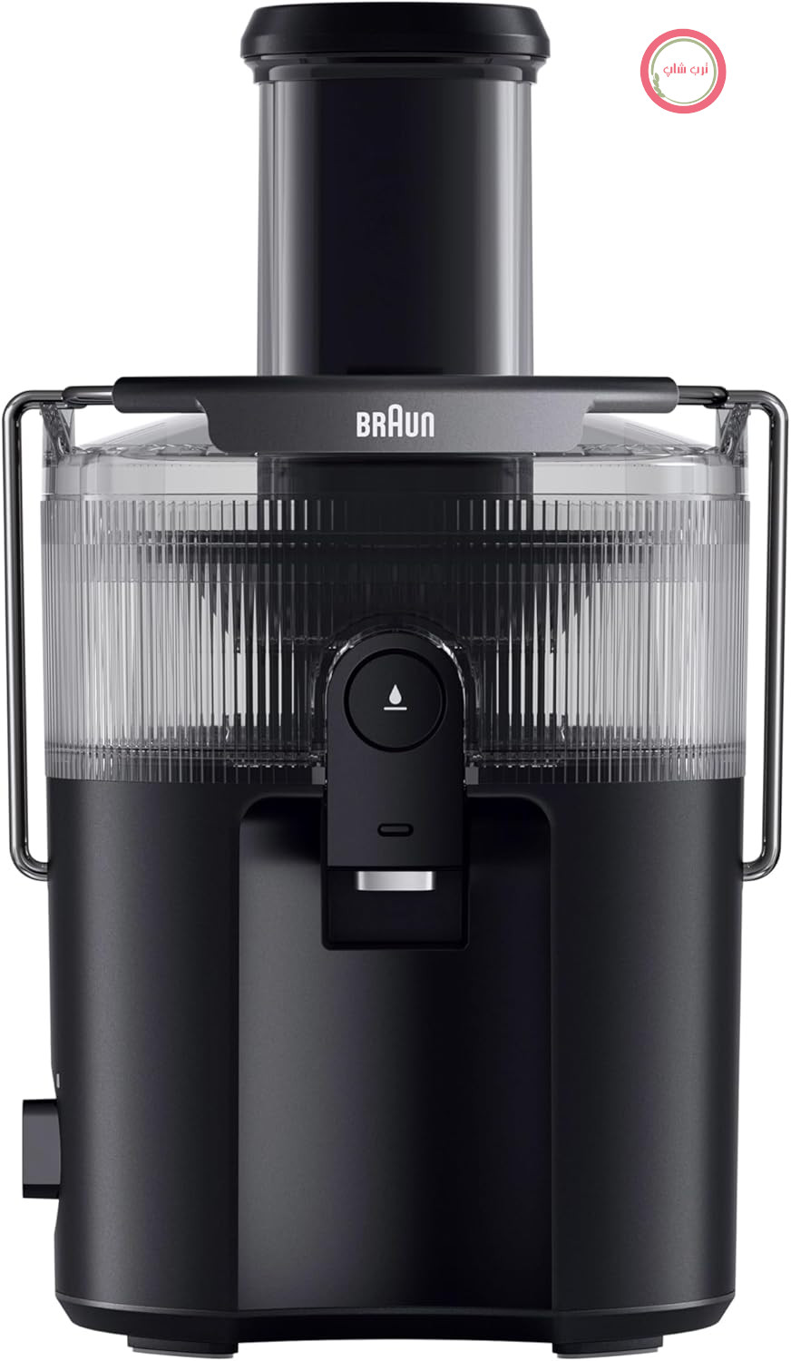 آبمیوه‌ گیری گریز از مرکز براون آلمان Braun MultiJuice 5 SJ500 با فناوری ColdXtract، دهانه پرکن ۷۵ میلی‌متری، مخزن آبمیوه ۱.۵ لیتری، سیستم ضد چکه، سیستم ایمنی ۴ حالته، فیلتر استیل ضد زنگ، ۸۰۰ وات، مشکی