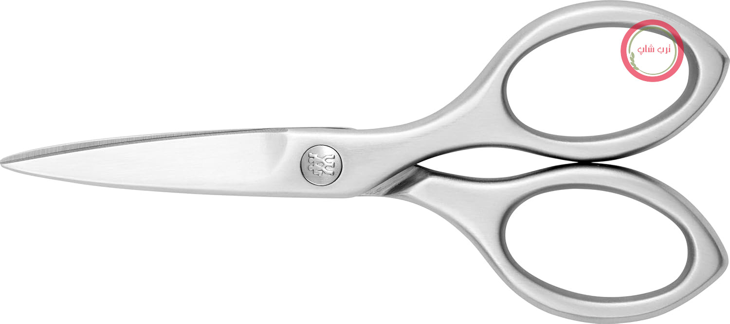 قیچی خانگی زولینگ آلمان ZWILLING Twin Select - قیچی، قیچی آشپزخانه ساخته شده از استیل ضد زنگ در طراحی مینیمالیستی و جاودانه، 13 سانتی متر، نقره ای مات