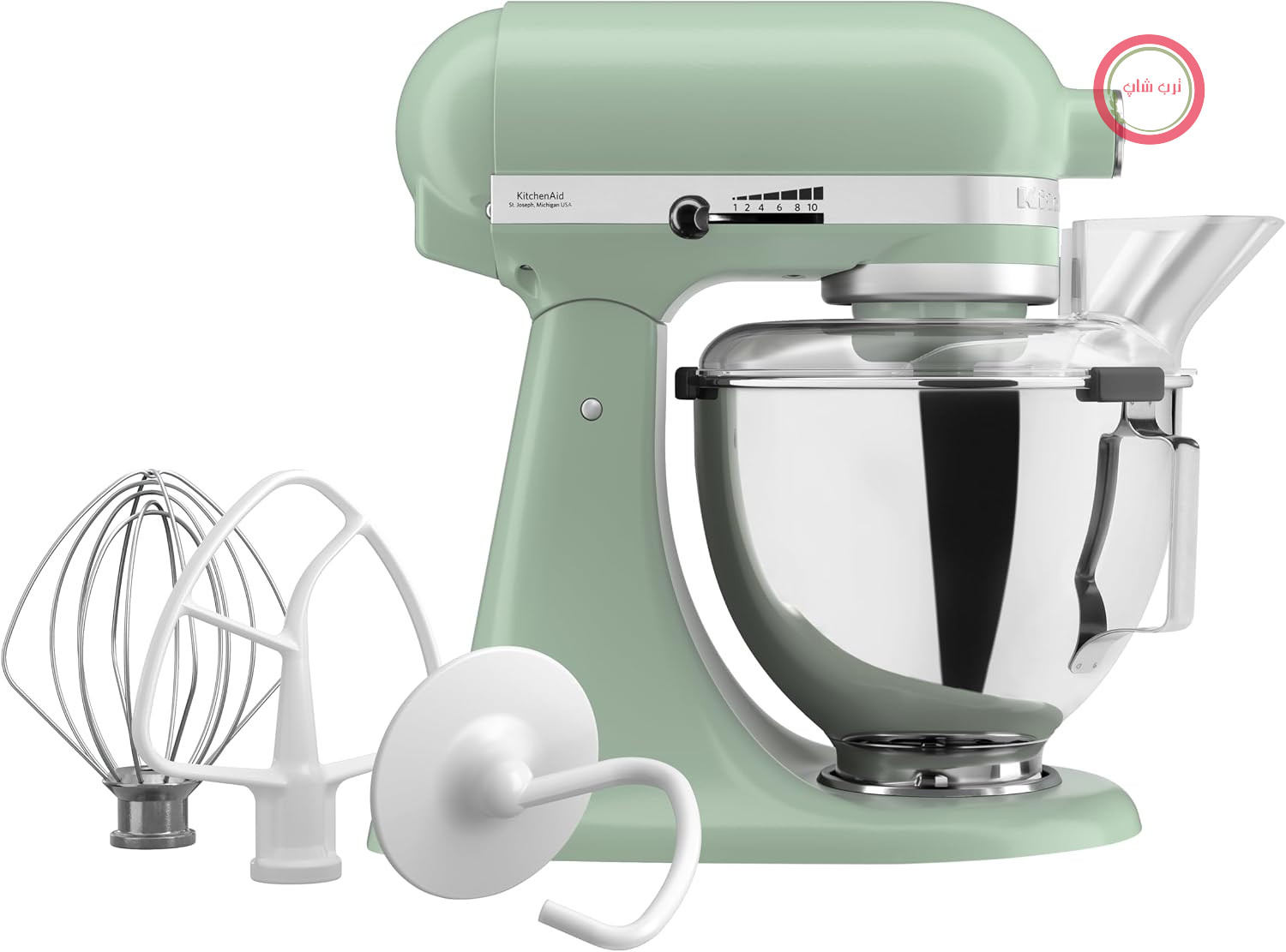 غذا ساز ماشین آشپزخانه کیچن اید آمریکا KitchenAid مدل 5KSM95PSEDC کلاسیک 4.3 لیتری با سر متحرک
