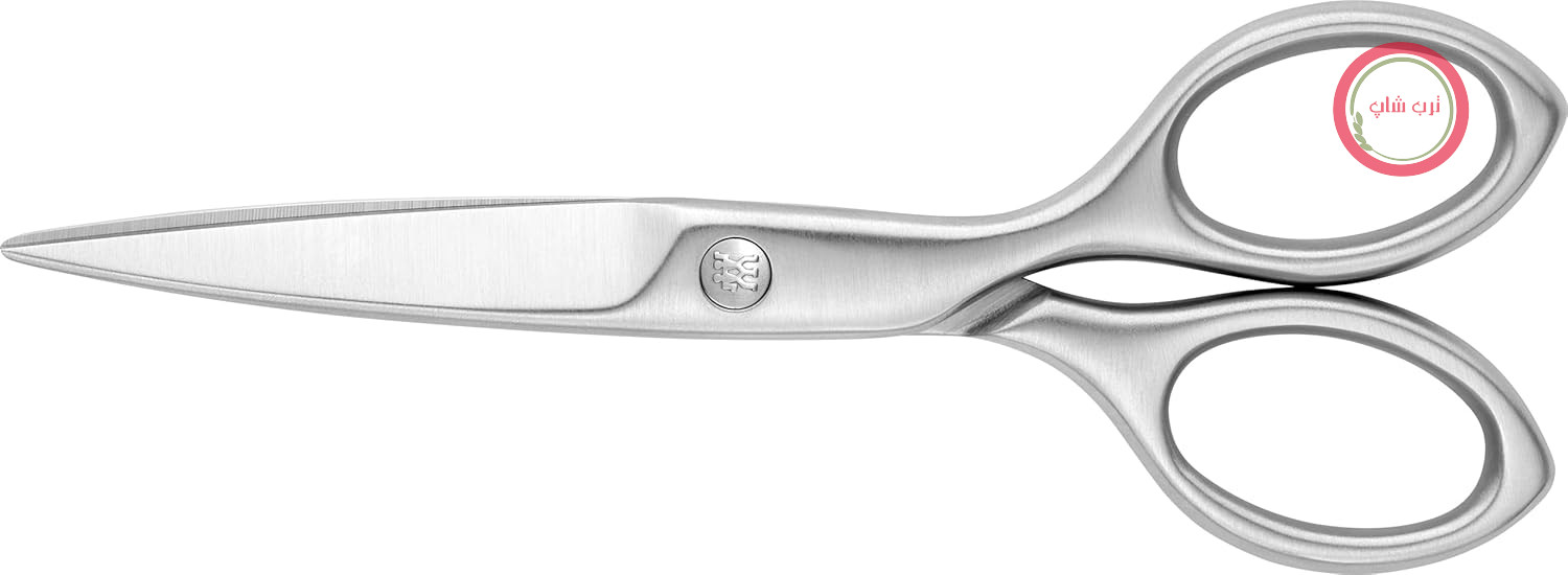قیچی خانگی زولینگ آلمان ZWILLING Twin Select - قیچی، قیچی آشپزخانه ساخته شده از استیل ضد زنگ در طراحی مینیمالیستی و جاودانه، 16 سانتی متر، نقره ای مات